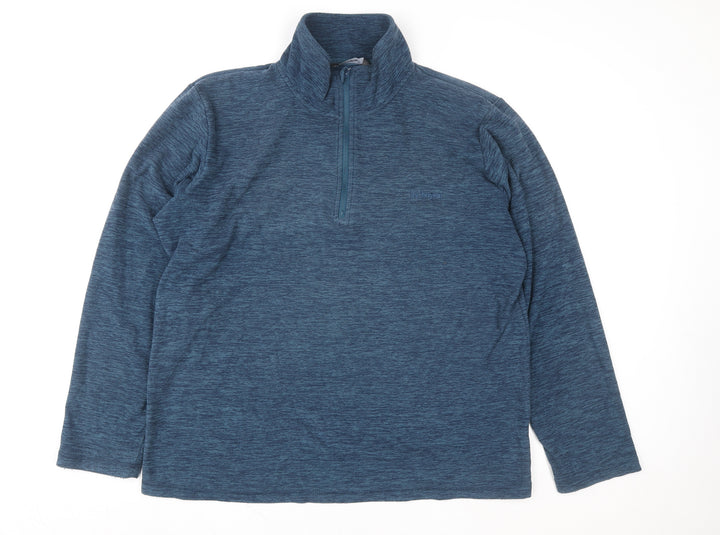 Hi Gear Women's Blue 1/2 Zip Pullover Sweatshirt XL Fleece Outdoor
