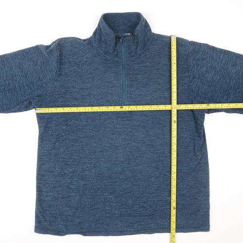 Hi Gear Women's Blue 1/2 Zip Pullover Sweatshirt XL Fleece Outdoor