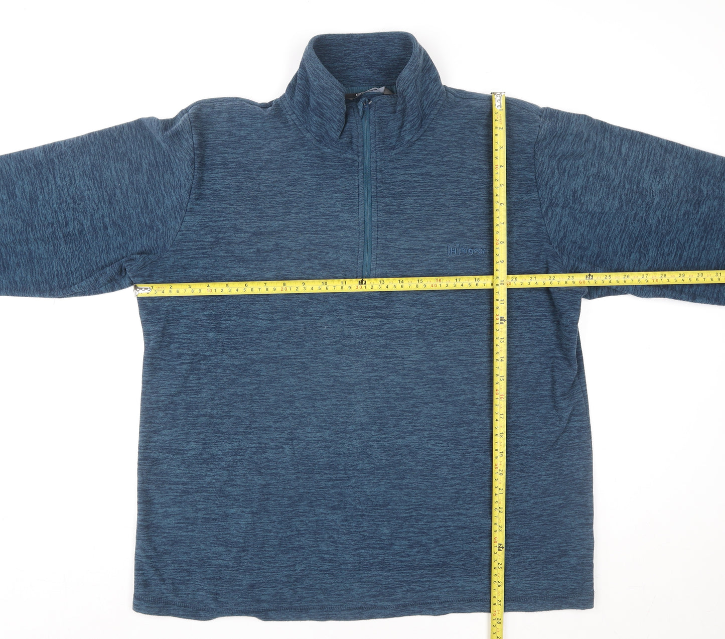 Hi Gear Women's Blue 1/2 Zip Pullover Sweatshirt XL Fleece Outdoor