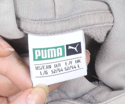 Puma Women’s Grey Hooded Pullover Sweatshirt Size L