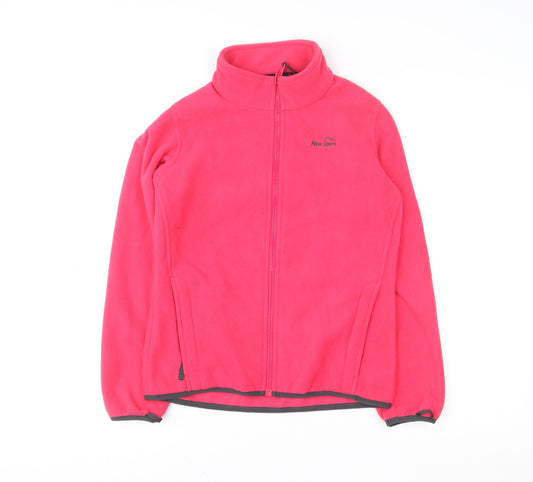 Peter Storm Girls Pink Fleece Full Zip Lightweight Jacket 11-12 Years