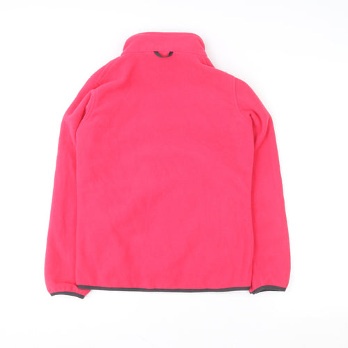 Peter Storm Girls Pink Fleece Full Zip Lightweight Jacket 11-12 Years