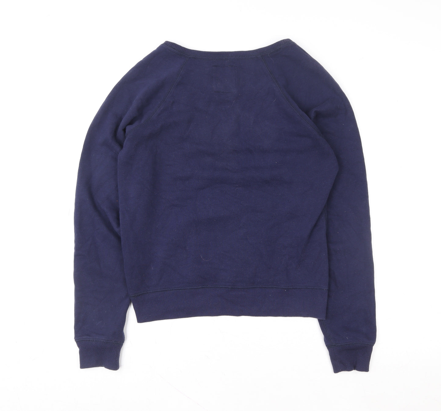 Gilly Hicks by Hollister Women's Navy Pullover Sweatshirt XS Raglan Fit