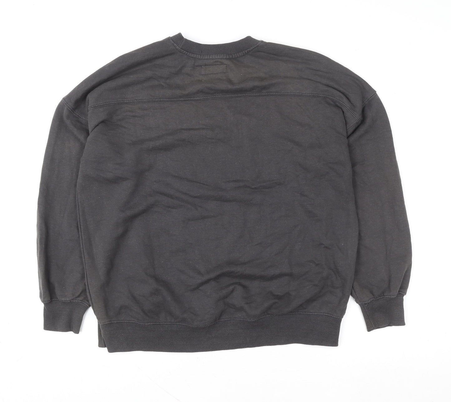 Lefties Women Black Cotton Blend Pullover Sweatshirt Size 12 'Best Season Ever'