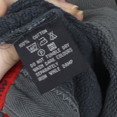 Musto Men's Grey 1/4 Zip Cotton Sweatshirt Size M Regular Fit