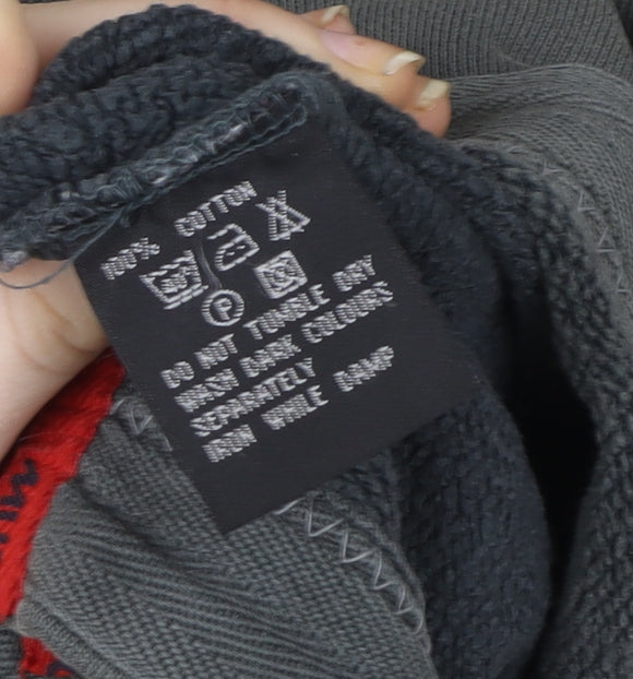 Musto Men's Grey 1/4 Zip Cotton Sweatshirt Size M Regular Fit