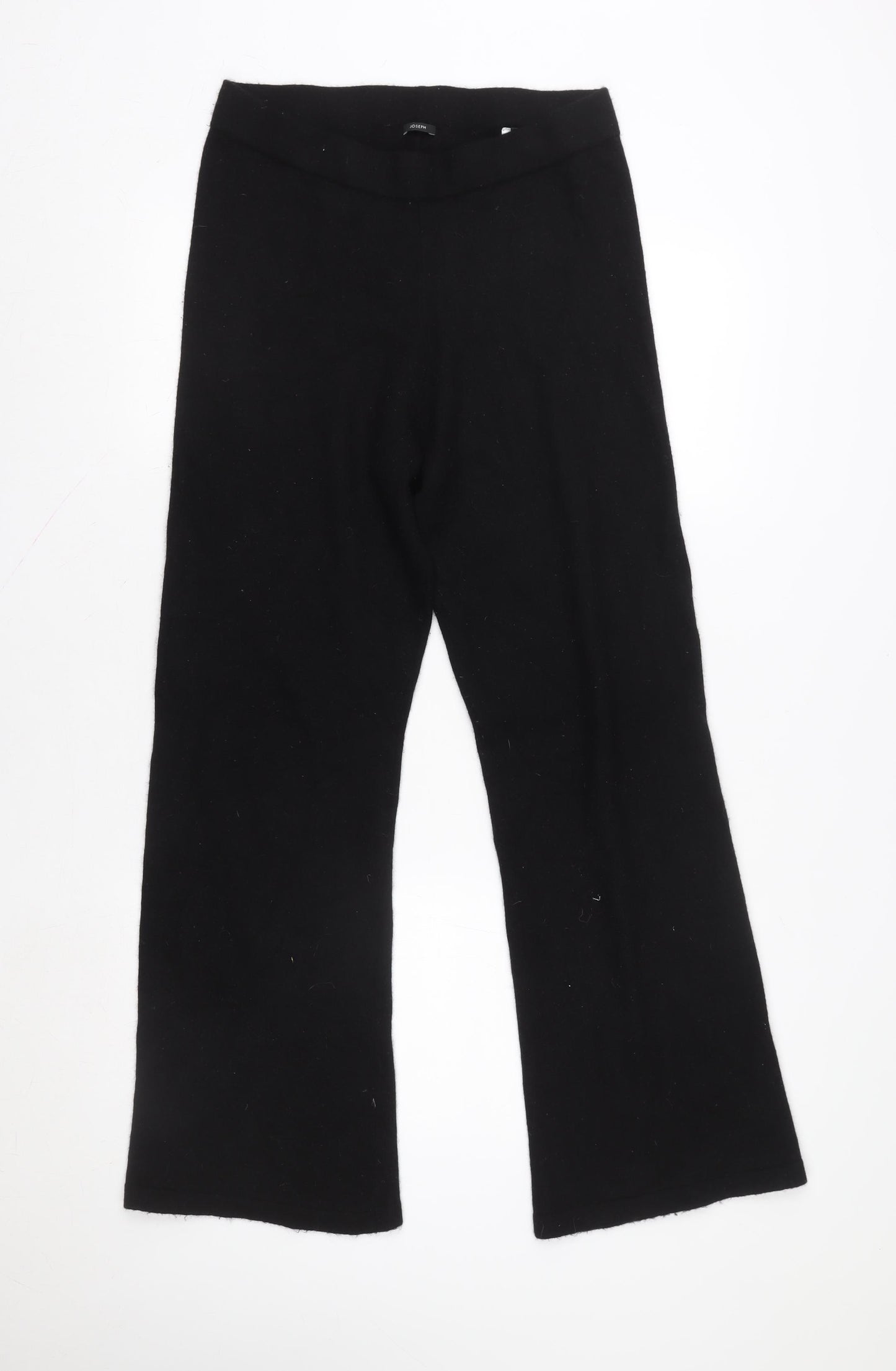 Joseph Women’s Black Wool Cashmere Knit Trousers XL