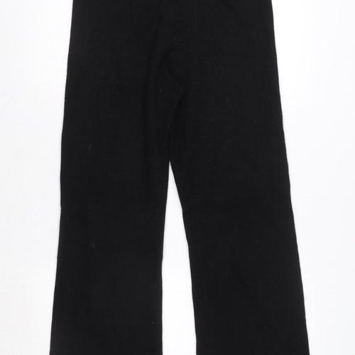 Joseph Women’s Black Wool Cashmere Knit Trousers XL
