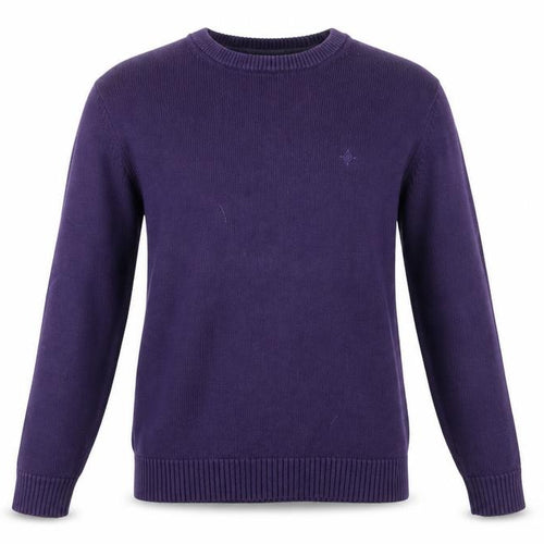 Maine New England Women's Purple Crew Neck Cotton Pullover Sweatshirt S
