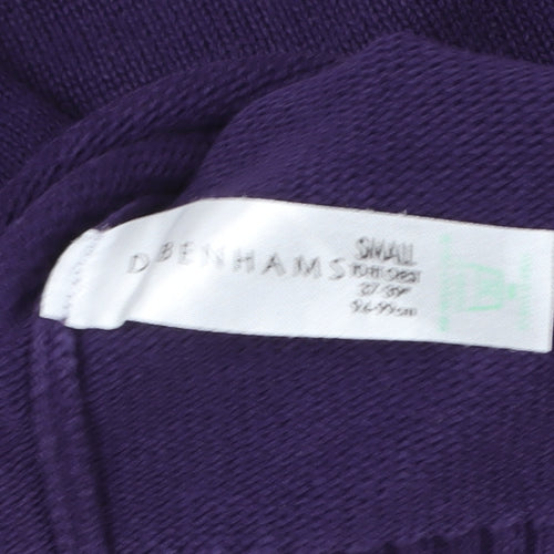 Maine New England Women's Purple Crew Neck Cotton Pullover Sweatshirt S