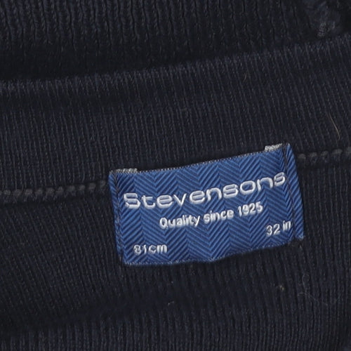 Stevensons Boys Black V-Neck School Knitted Acrylic Pullover 32in