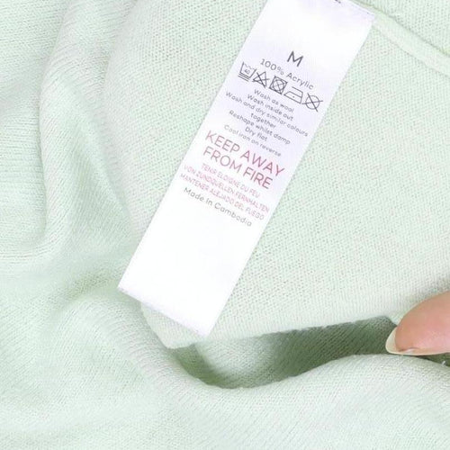 Bonmarché Women's Green Acrylic Long Sleeve Pullover Jumper M