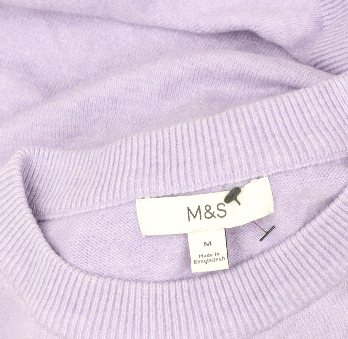 Marks and Spencer Women’s Purple Crew Neck Knit Jumper Size M
