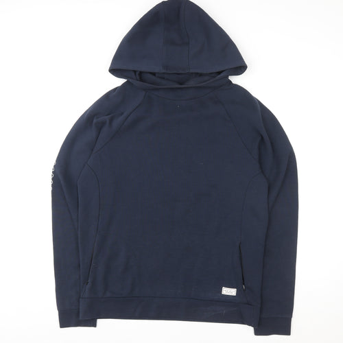 Jack Wills Men's Blue Medium Pullover Hoodie Regular Fit