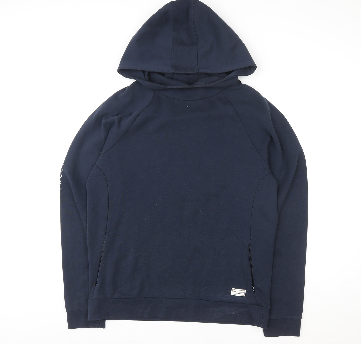 Jack Wills Men's Blue Medium Pullover Hoodie Regular Fit