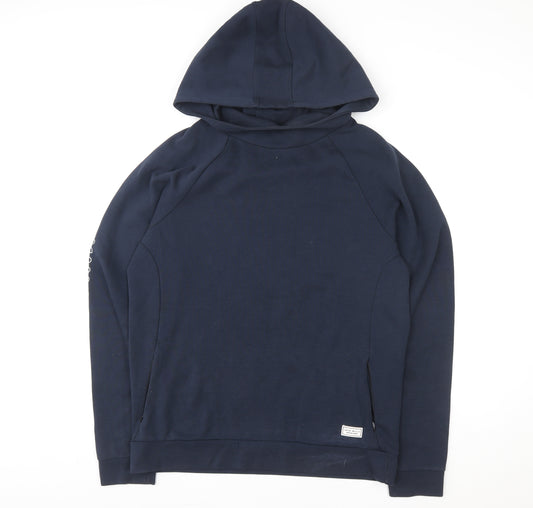 Jack Wills Men's Blue Medium Pullover Hoodie Regular Fit