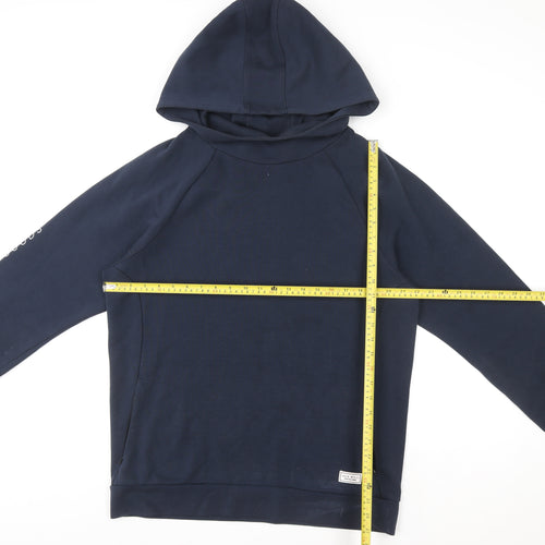 Jack Wills Men's Blue Medium Pullover Hoodie Regular Fit