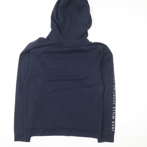 Jack Wills Men's Blue Medium Pullover Hoodie Regular Fit