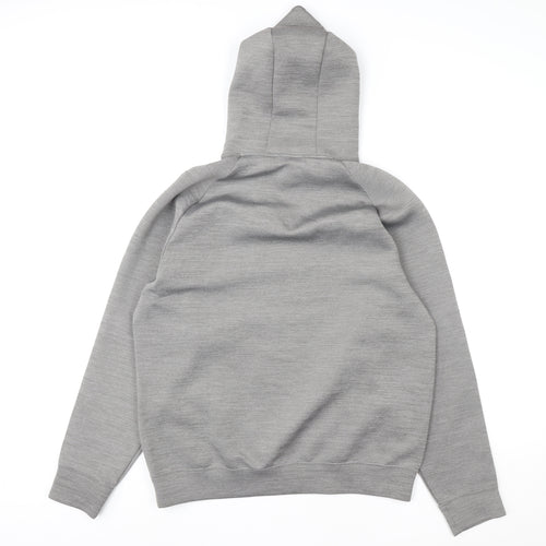 UNIQLO Men’s Grey Pullover Hoodie M Regular Fit Long Sleeve