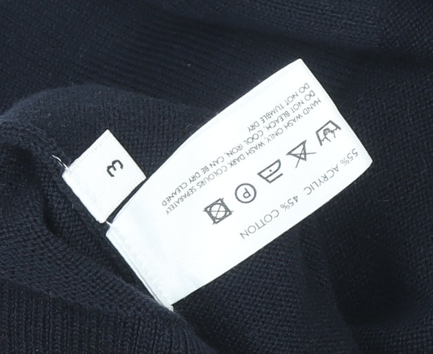 Zara Womens Black Collared Sleeveless Knit Cardigan M