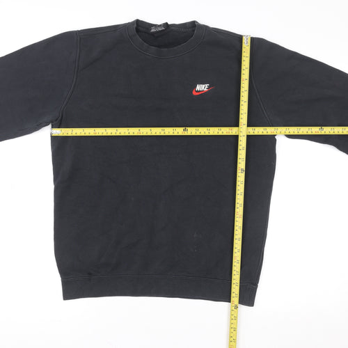 Nike Men's Black Small Pullover Crew Neck Sweatshirt