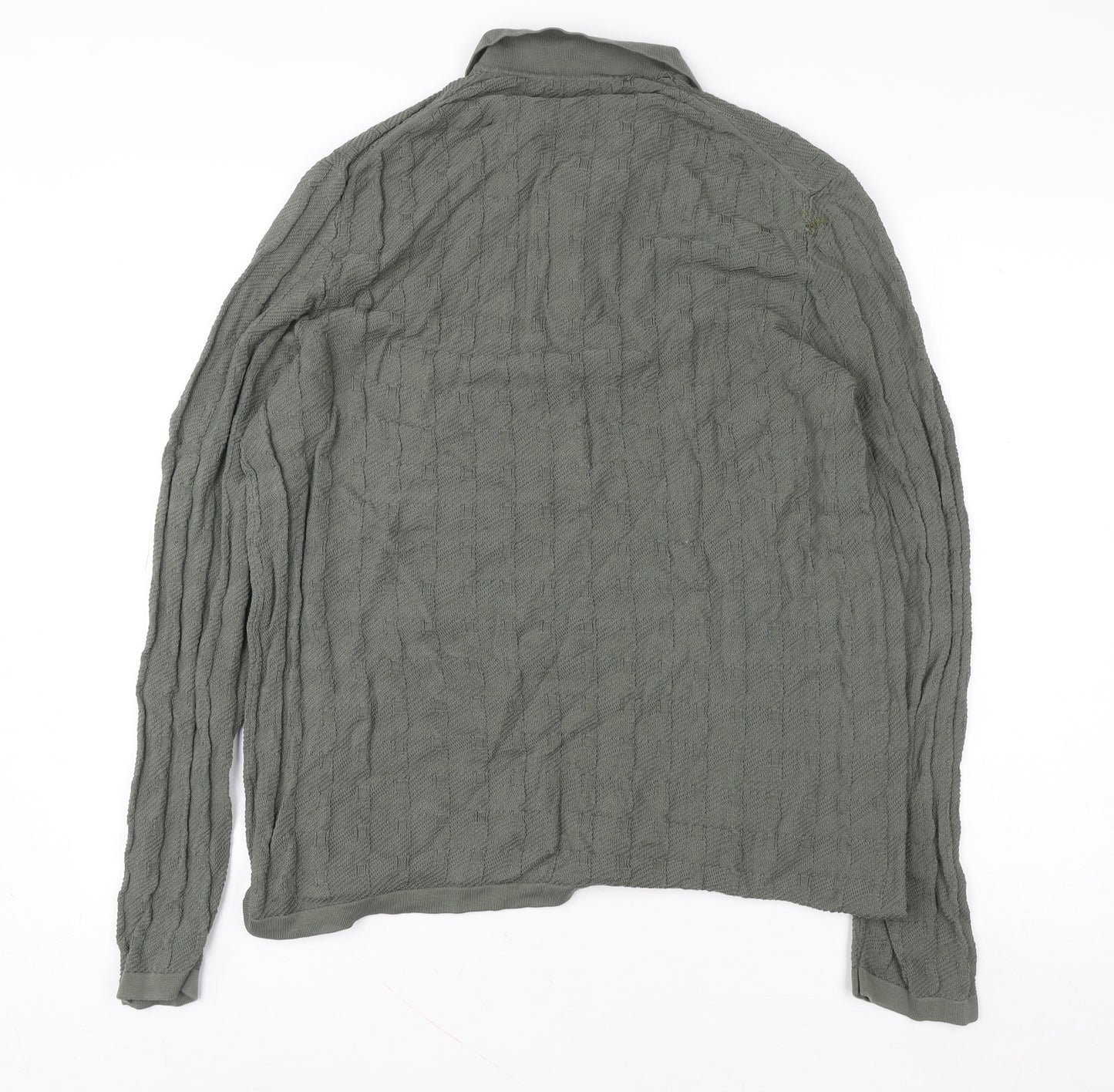 Marks and Spencer Autograph Men's Grey XL 1/2 Zip Cotton Sweatshirt