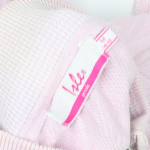 Isle by EWM Girls Pink 100% Cotton 1/2 Zip High Neck Sweatshirt 14-15 Years