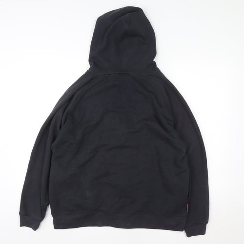 Reebok Womens Black Small Full Zip Hoodie Sweatshirt