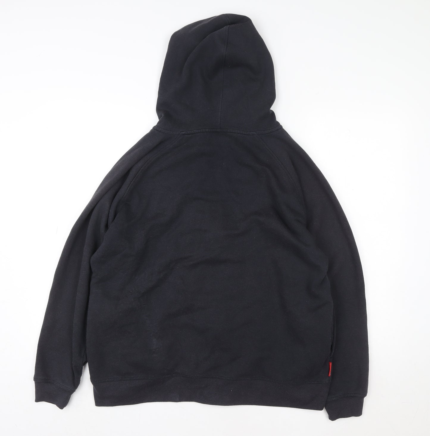 Reebok Womens Black Small Full Zip Hoodie Sweatshirt