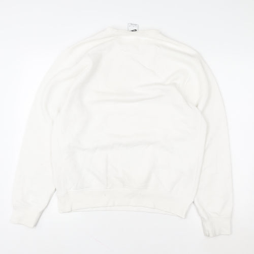 Nike Women's Ivory Small Crew Neck Pullover Sweatshirt