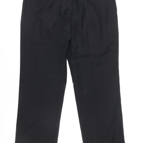 Jeff Banks Men’s Black 34R Straight Leg Dress Trousers