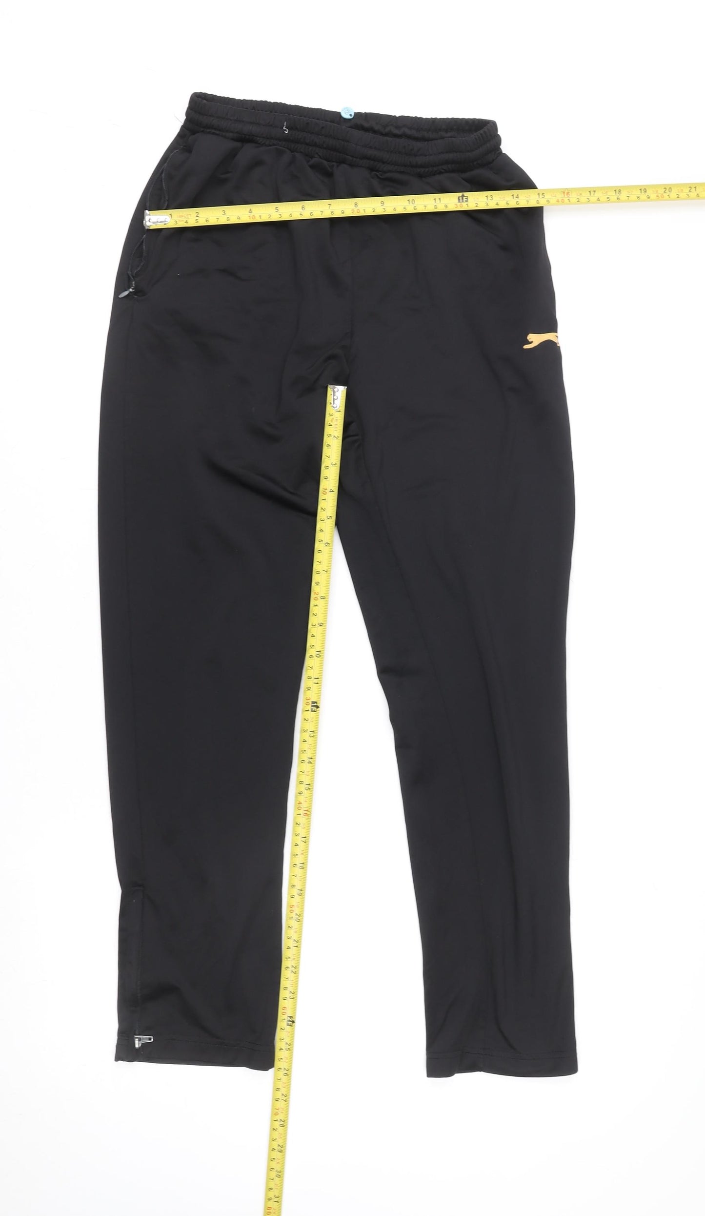 Slazenger Boys Black S Track Pants Lightweight Sports Trousers
