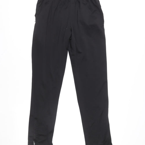 Slazenger Boys Black S Track Pants Lightweight Sports Trousers