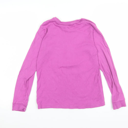 Lily & Dan Girls Pink Kevin the Carrot Long Sleeve Cotton T-Shirt 9-10 Years