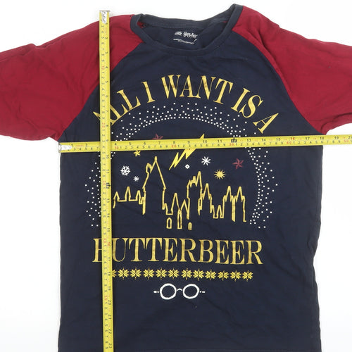 Nutmeg Boys Multicoloured Harry Potter Butterbeer Long Sleeve Pyjama Top Size S