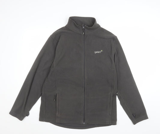 Gelert Men's Black Fleece Full Zip Jacket Size S Outdoor Lightweight