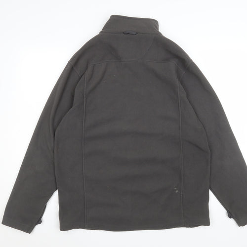 Gelert Men's Black Fleece Full Zip Jacket Size S Outdoor Lightweight