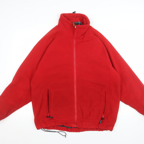 Regatta Men's Red Full Zip Fleece Sweatshirt Size S Outdoor Jacket