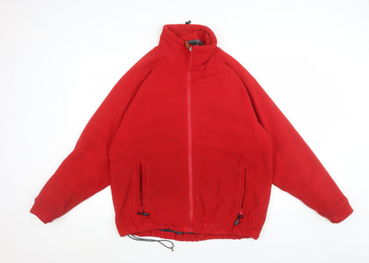 Regatta Men's Red Full Zip Fleece Sweatshirt Size S Outdoor Jacket