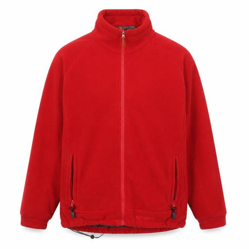 Regatta Men's Red Full Zip Fleece Sweatshirt Size S Outdoor Jacket
