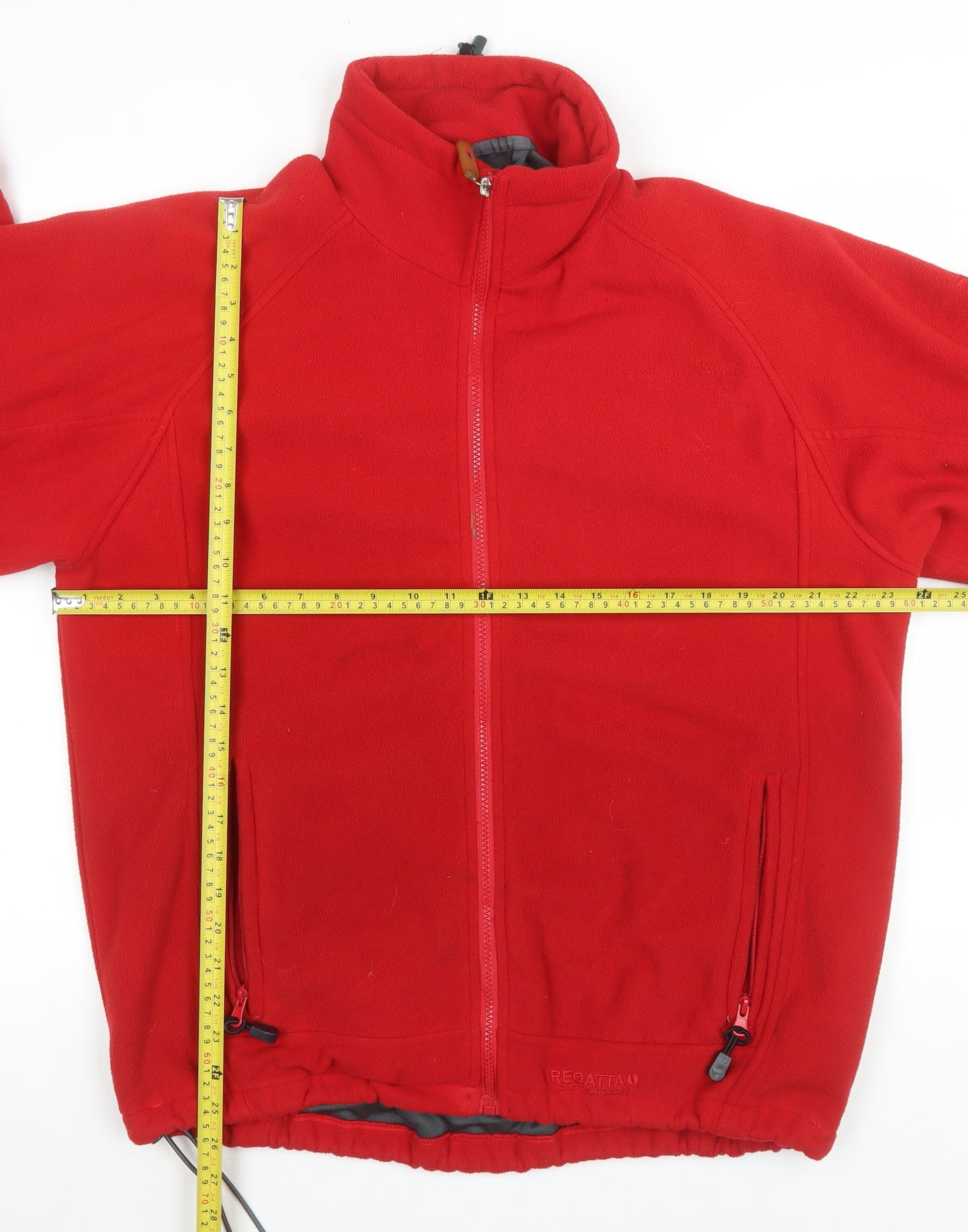 Regatta Men's Red Full Zip Fleece Sweatshirt Size S Outdoor Jacket