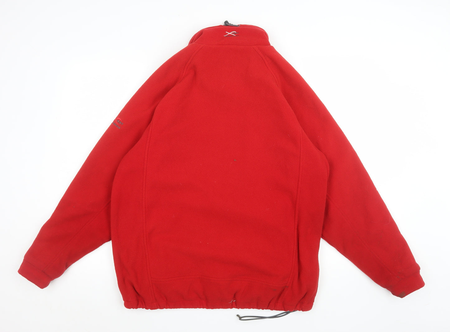Regatta Men's Red Full Zip Fleece Sweatshirt Size S Outdoor Jacket
