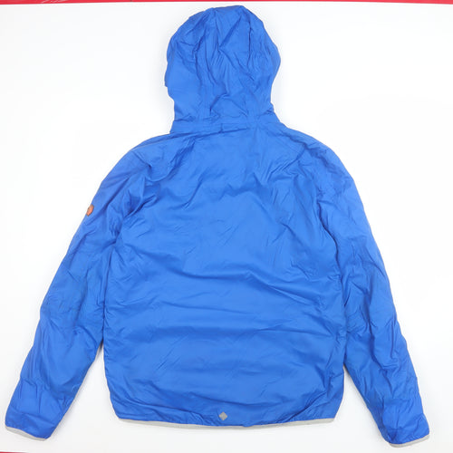 Regatta Men's Blue Hooded Windbreaker Jacket Size M Outdoor Waterproof