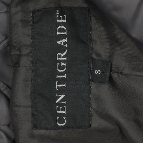 Centigrade Women's Grey Long Puffer Coat S Hooded Down Winter Jacket