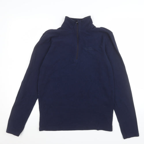 Peter Storm Mens Blue Fleece 1/2 Zip Pullover Sweatshirt Size S