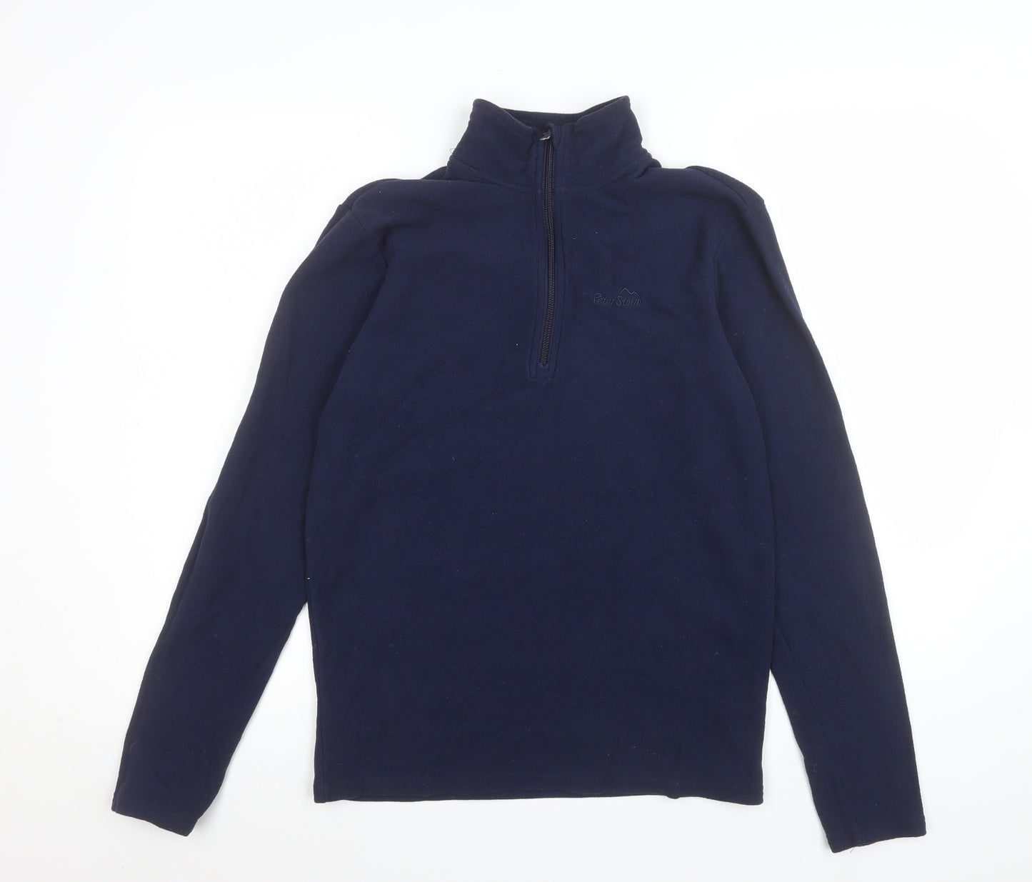 Peter Storm Mens Blue Fleece 1/2 Zip Pullover Sweatshirt Size S
