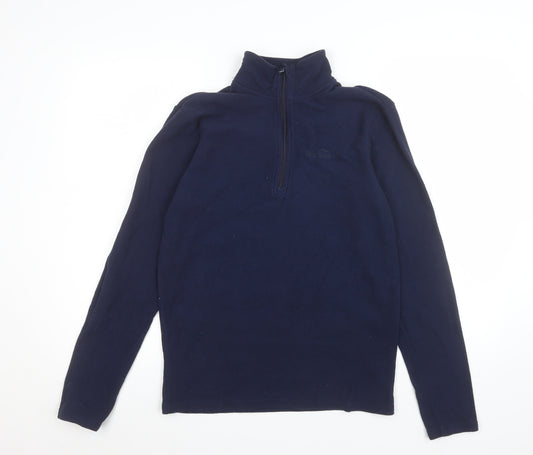 Peter Storm Mens Blue Fleece 1/2 Zip Pullover Sweatshirt Size S