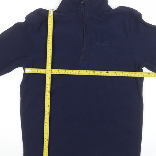 Peter Storm Mens Blue Fleece 1/2 Zip Pullover Sweatshirt Size S