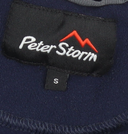 Peter Storm Mens Blue Fleece 1/2 Zip Pullover Sweatshirt Size S