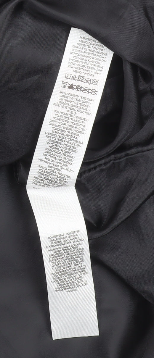 Primark Women Black Quilted Lightweight Padded Jacket Size L